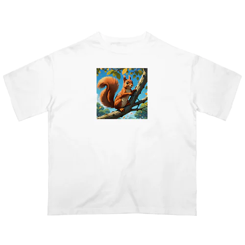 Breezy Squirrel ("ブリージースクイレル") Oversized T-Shirt