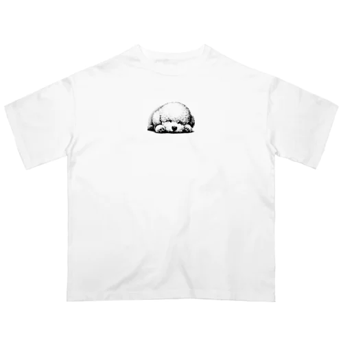 すやすやビション・フリーゼくん オーバーサイズTシャツ