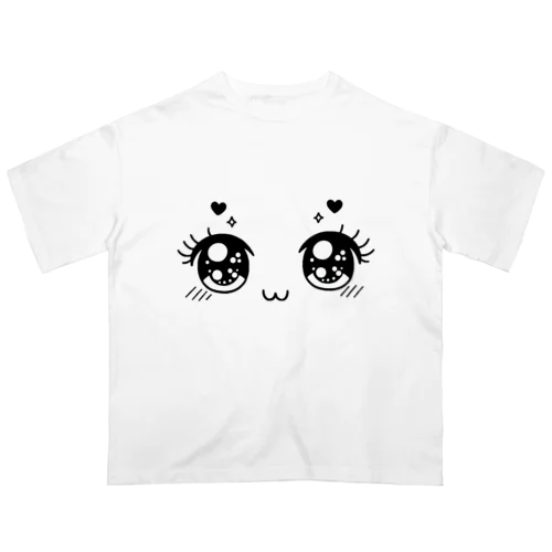 可愛い瞳 オーバーサイズTシャツ