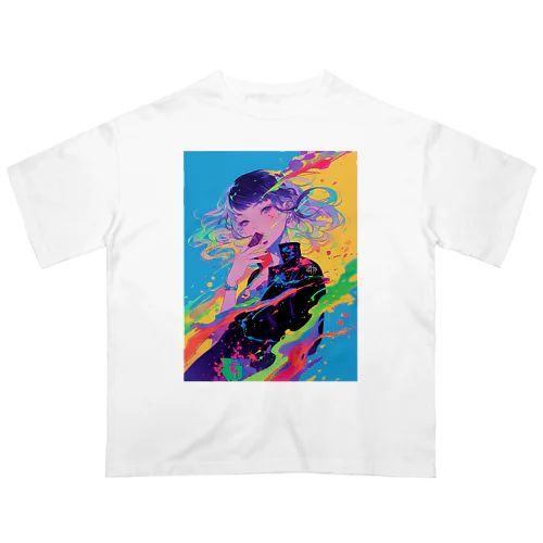 虹色の雲 Oversized T-Shirt