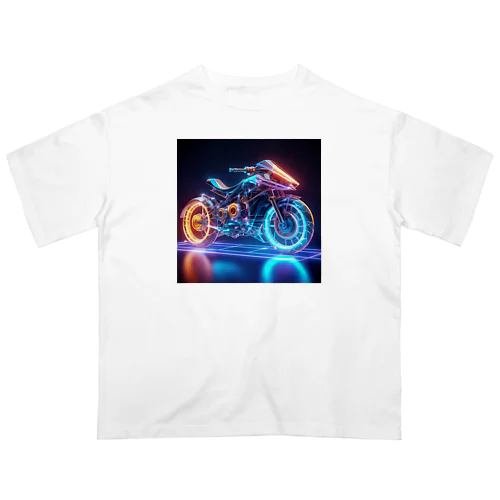 バイクホログラム Oversized T-Shirt