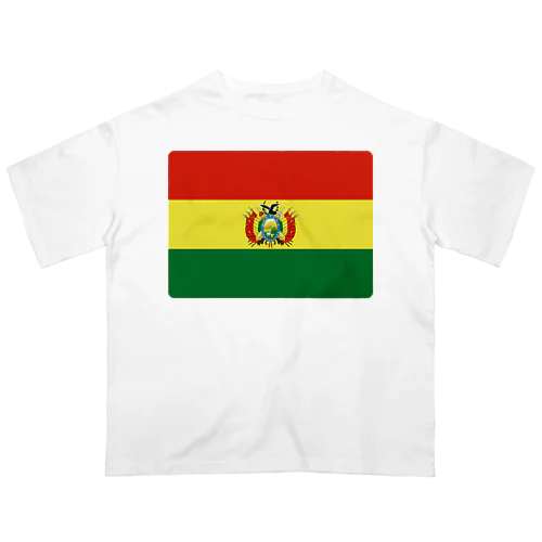 ボリビアの国旗 オーバーサイズTシャツ