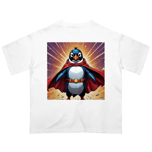 ペンギンのヒーロー登場！ Oversized T-Shirt