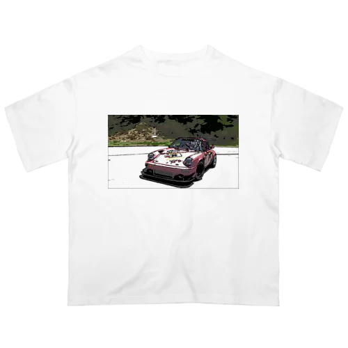 ポルシェ911ドリフト オーバーサイズTシャツ