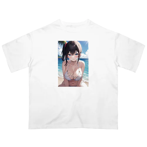 Honoka with swimsuit Oversized T-Shirt