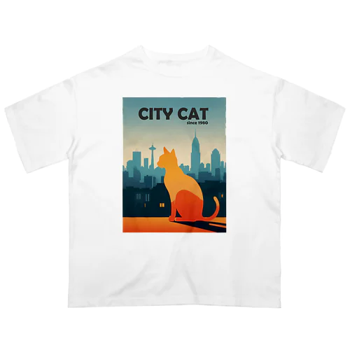 シティーキャット🐈🐈🐈 オーバーサイズTシャツ