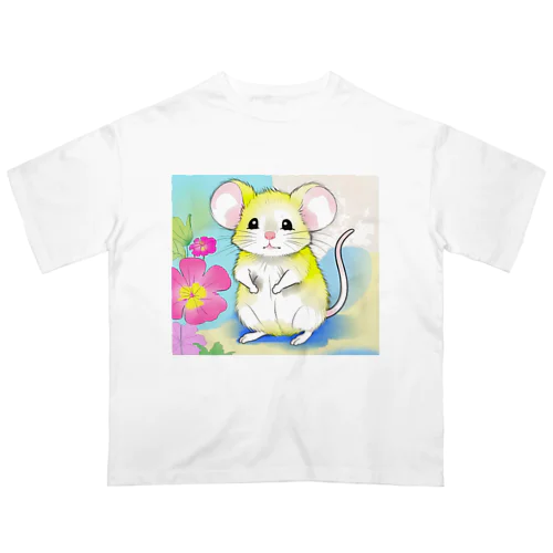 ねずみのスニーキー オーバーサイズTシャツ