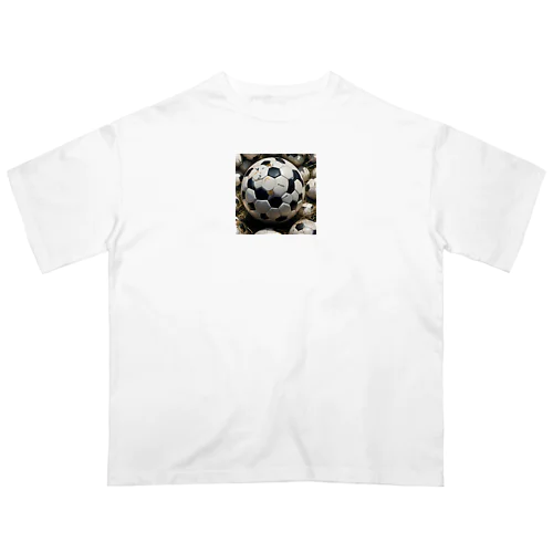 サッカーボール オーバーサイズTシャツ