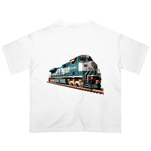 電車模型 03 オーバーサイズTシャツ