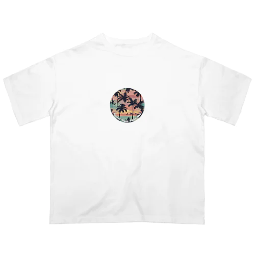 夕暮れの夏 Tシャツ オーバーサイズTシャツ