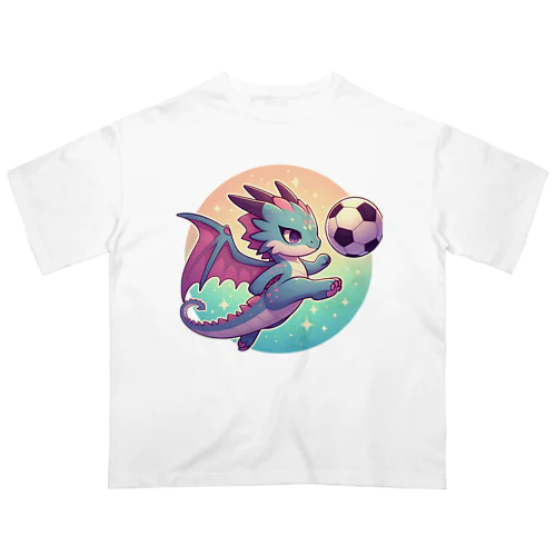 幸運の翼ドラゴンキック オーバーサイズTシャツ