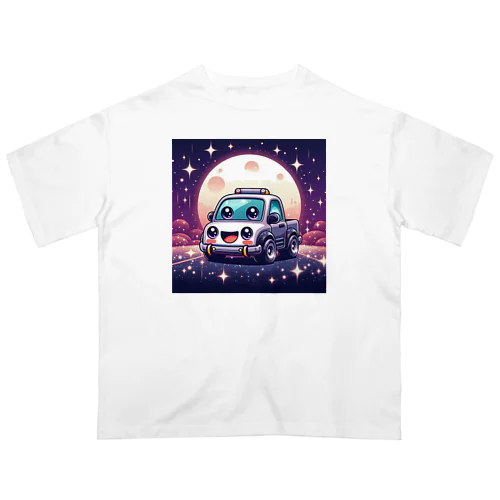 可愛い車キャラクター Oversized T-Shirt