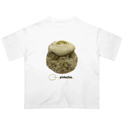 ピスタチオかき氷　pistachio オーバーサイズTシャツ