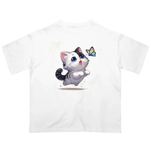 ねこニコばん オーバーサイズTシャツ