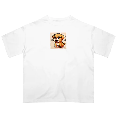 怒りん坊犬 Oversized T-Shirt