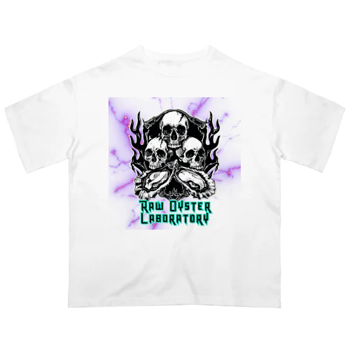 生牡蠣研究所　ヘヴィーメタル Oversized T-Shirt