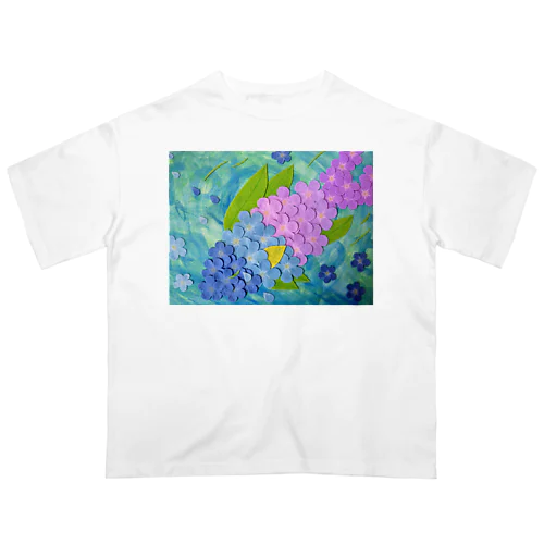 勿忘草　ワスレナグサ Oversized T-Shirt