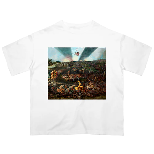 レーゲンスブルク近郊でのアヴァール人に対するカール大帝の勝利 / The Victory of Charlemagne over the Avars near Regensburg Oversized T-Shirt