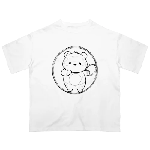 かわいいクマ オーバーサイズTシャツ