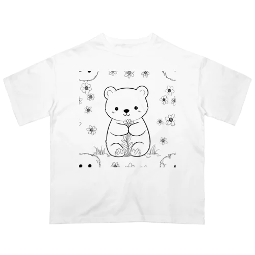 かわいいクマ オーバーサイズTシャツ