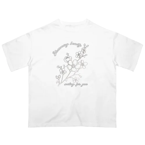 桜の花言葉 オーバーサイズTシャツ