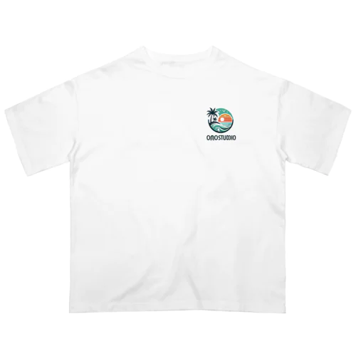 OmoStudio 南国風デザイングッズ オーバーサイズTシャツ