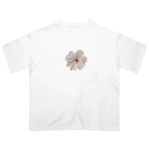 桜　一輪 オーバーサイズTシャツ
