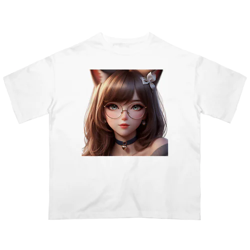 ねこニコばん Oversized T-Shirt