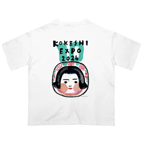 こけしEXPO2024（10周年）グリーン Oversized T-Shirt