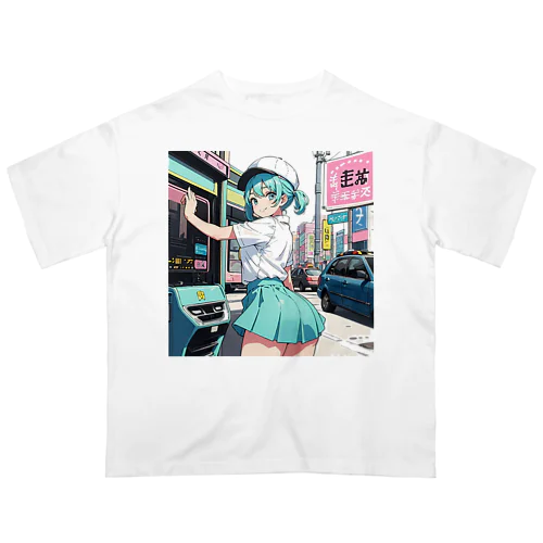 魔法駐車場少女 オーバーサイズTシャツ