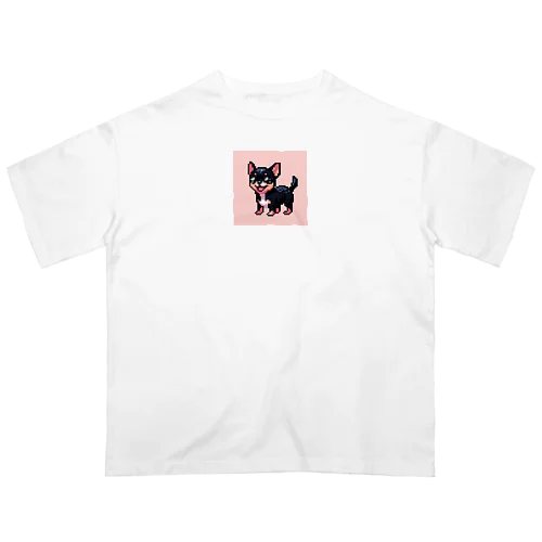 ドット絵スマイルチワワ Oversized T-Shirt