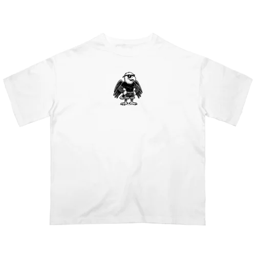 細マッチョ　イーグル Oversized T-Shirt