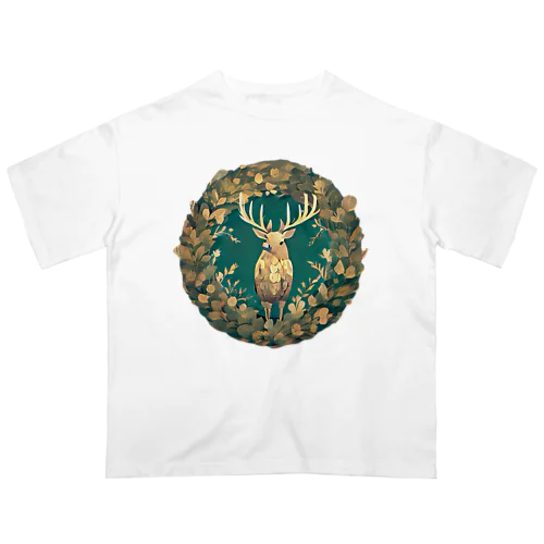 Silent Forest Deer オーバーサイズTシャツ