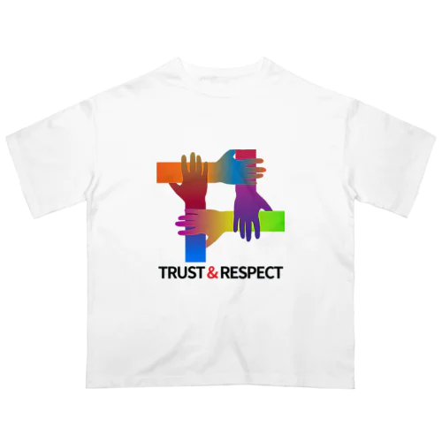 TRUST & RESPECT Type2 (17) オーバーサイズTシャツ