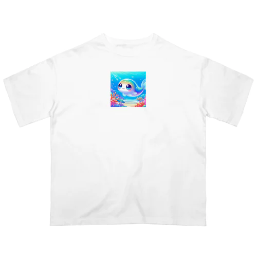 キュートなお魚さんの冒険 Oversized T-Shirt