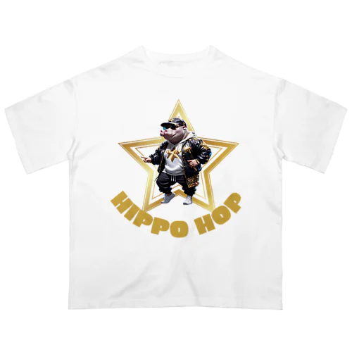 HIPPO HOP④ オーバーサイズTシャツ