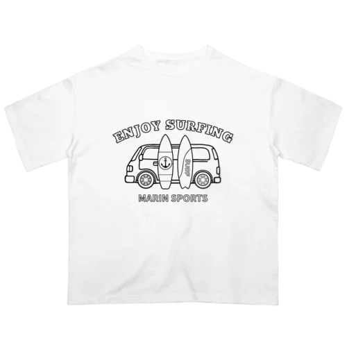 サーフィン オーバーサイズTシャツ