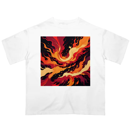 art of fire② Oversized T-Shirt