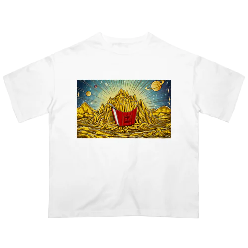 黄金とポテト ー Golden and Potato ー オーバーサイズTシャツ