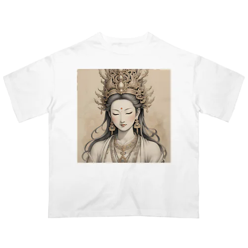 観音菩薩 オーバーサイズTシャツ