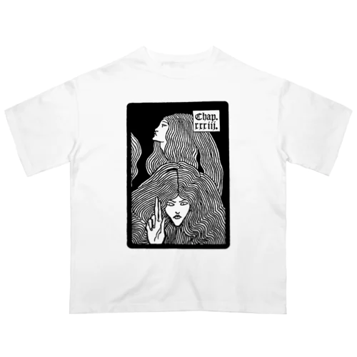 アーサー王 第33章 1893 ✜ Aubrey Beardsley オーブリー・ビアズリー オーバーサイズTシャツ