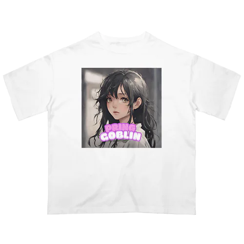 ボサボサの髪の毛子さん Oversized T-Shirt