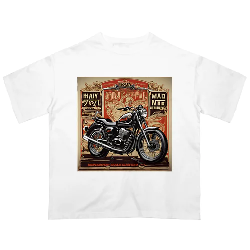 レトロモーターサイクルの魅力 Oversized T-Shirt