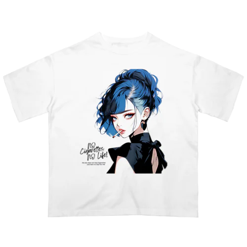 Smoking Lady (Ver.2) オーバーサイズTシャツ