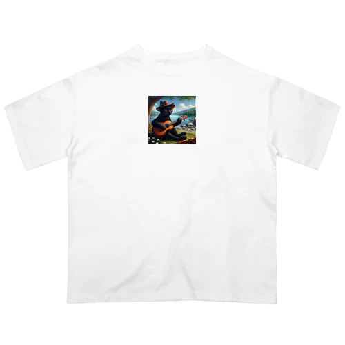 吟遊詩人ネコ「りとぴ」 Oversized T-Shirt