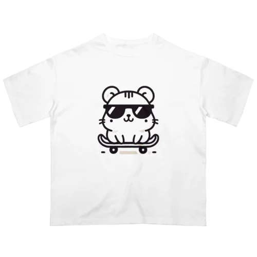 スケボーハムスター Oversized T-Shirt