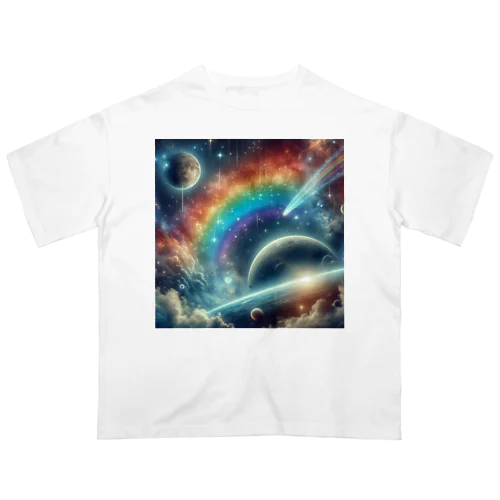 宇宙 オーバーサイズTシャツ