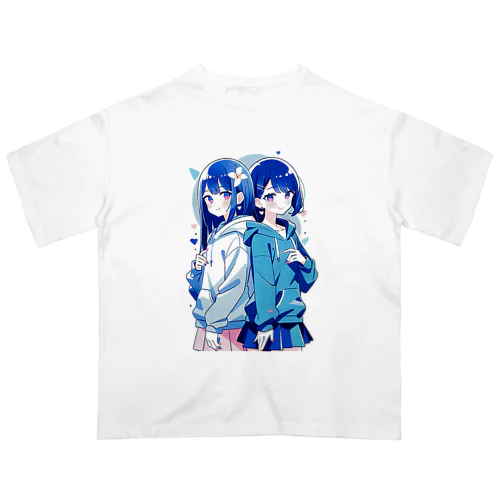 プレステ2っぽい女の子 Oversized T-Shirt