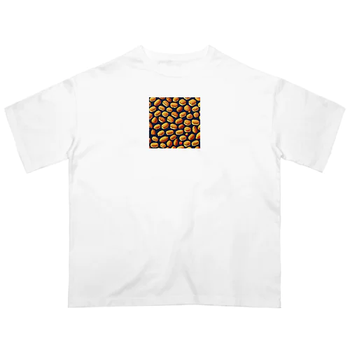 ドット絵シリーズ７チキンサンドはいかが？ オーバーサイズTシャツ