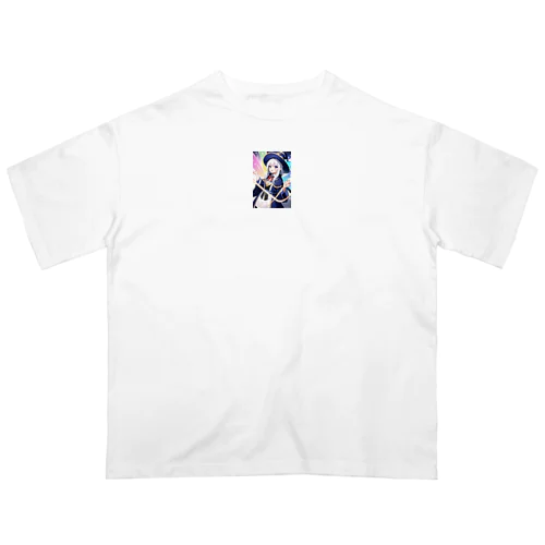 キュートな女の子 オーバーサイズTシャツ